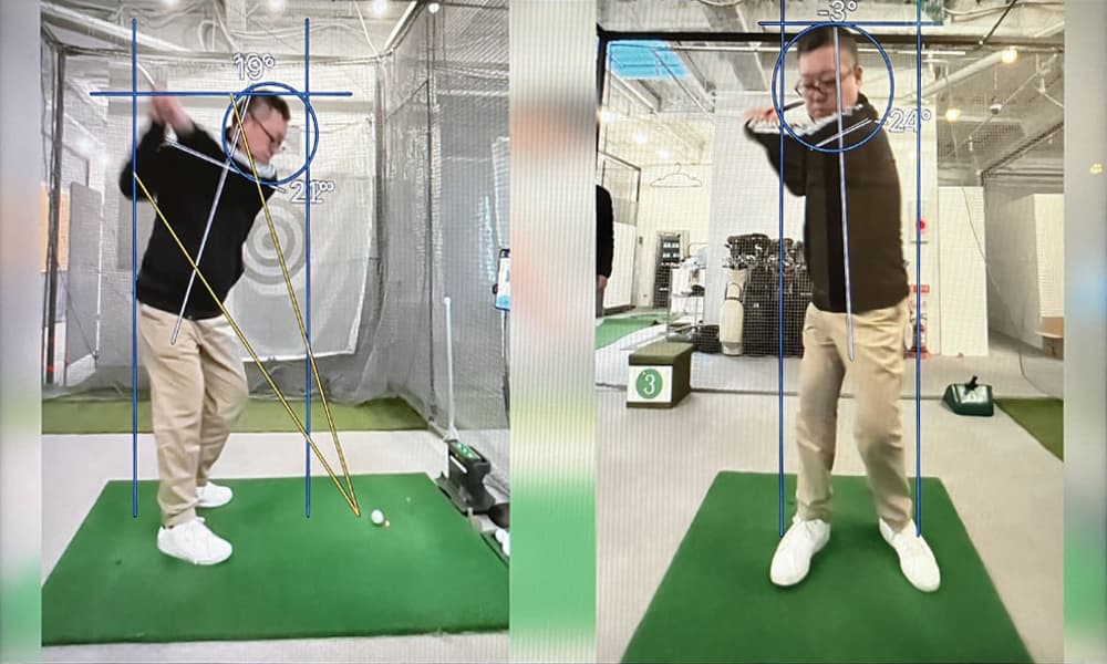 最新&人気機器を導入!スウィング解析機(Golfboy)